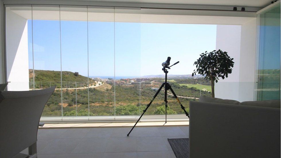 Casas con grandes ventanales