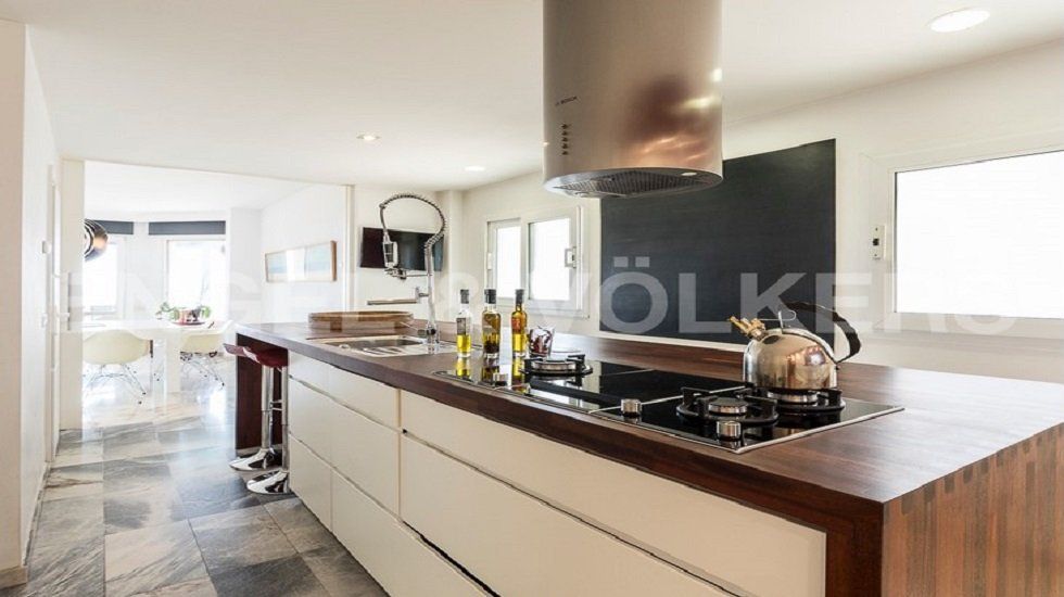 Cocinas amplias para disfrutar en familia