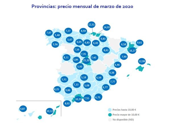El precio del alquiler sube un 6,5% en el primer trimestre a pesar del coronavirus - Fotocasa Life El precio del alquiler sube un 6,5% en el primer trimestre a pesar del coronavirus - Fotocasa Life - - Alquiler - En España el precio de la vivienda en alquiler experimenta en marzo una subida trimestral del 6,5%, el mayor incremento registrado en este periodo en los 14 años de análisis, según los datos del Índice Inmobiliario Fotocasa. Mientras que, en apenas un año, el precio sube un 9,9% su valor y sitúa el precio del alquiler en marzo en 10,84 €/m2 al mes; colocándolo de esta manera, un -40% y un -35% por debajo de la media de las ciudades de Barcelona y Madrid, respectivamente.