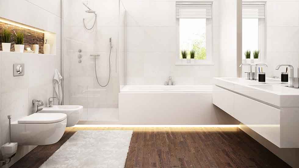 ¿Un baño en una buhardilla o en el hueco de una escalera?