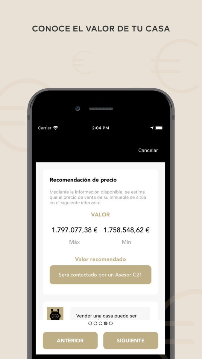 Recursos para la compraventa de un inmueble con una marca global - Fotocasa Life Aplicacion de Century21