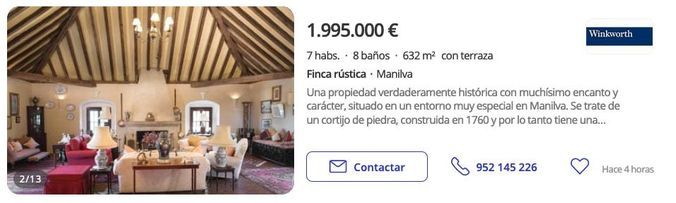 castillo en venta en Manival