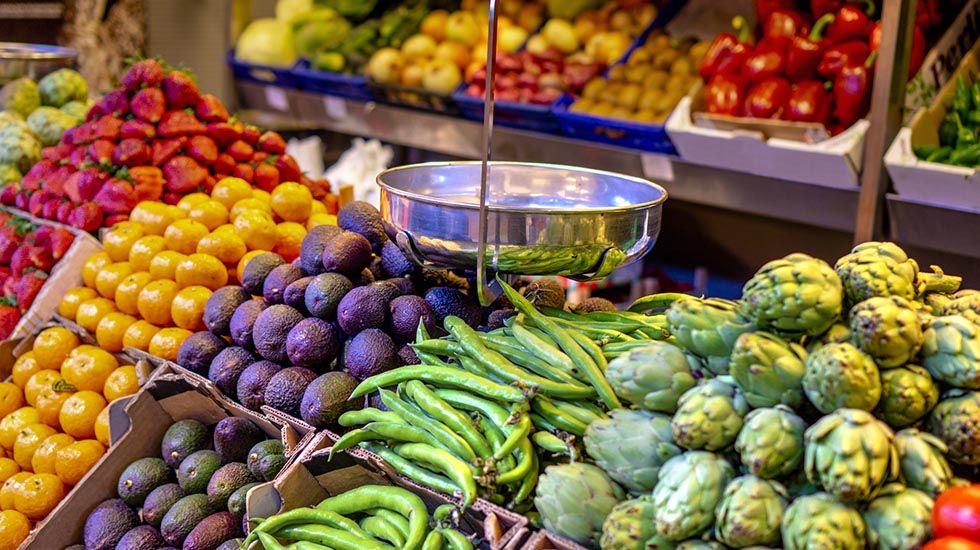 Frutas y verduras durante la desescalada