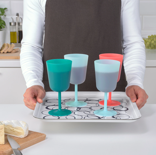 copas llamativas copas de colores alegres