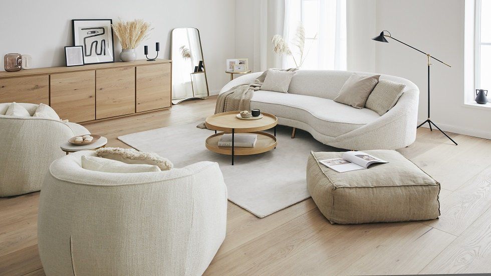 muebles redondos mobiliario redondeado