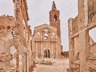 Belchite pueblo abandonado