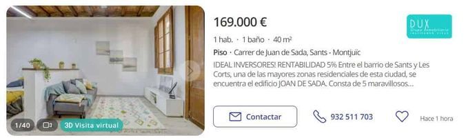 Visita virtual piso Barcelona
