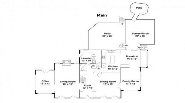 Plano del interior de la casa en Solo en Casa Plano de la casa de Solo en Casa