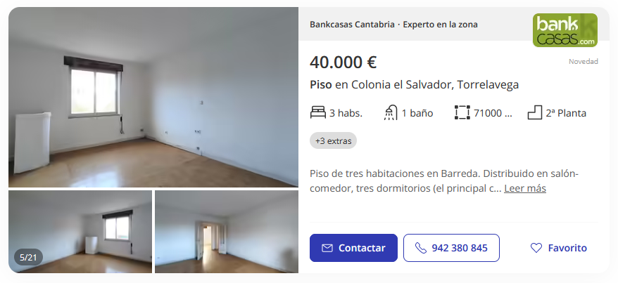 Piso totalmente reformado en Cantabria