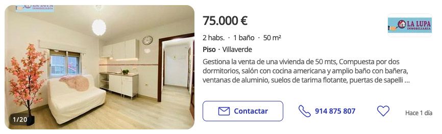 piso barato en Villaverde