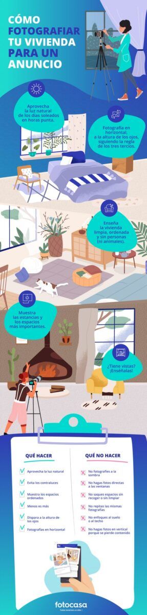 consejos para fotografiar vivienda para vender