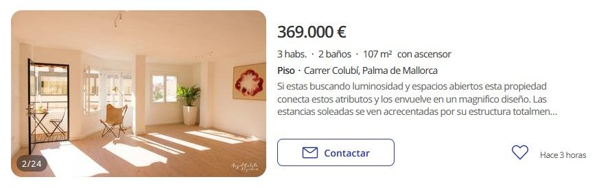 piso en Mallorca piso en Palma de Mallorca reformado