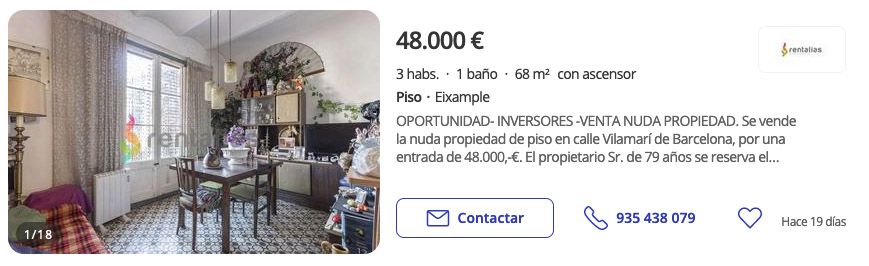 piso barato en Eixample