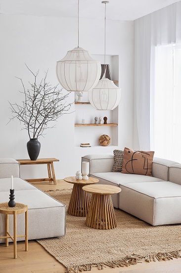 tendencia de colores tierra y blando en decoración