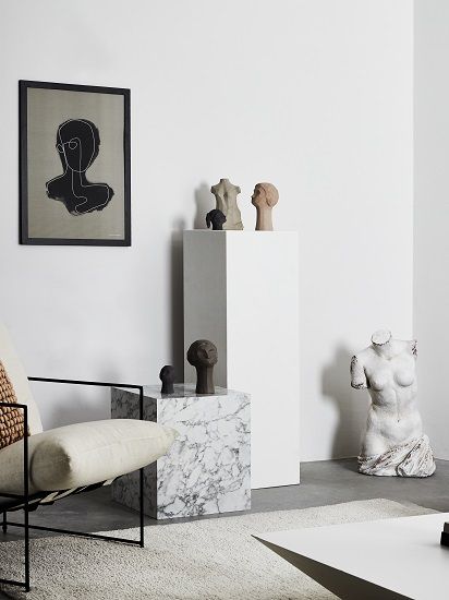 decoración con formas redondeadas