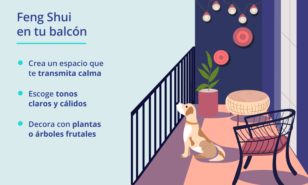 feng shui en el balcón