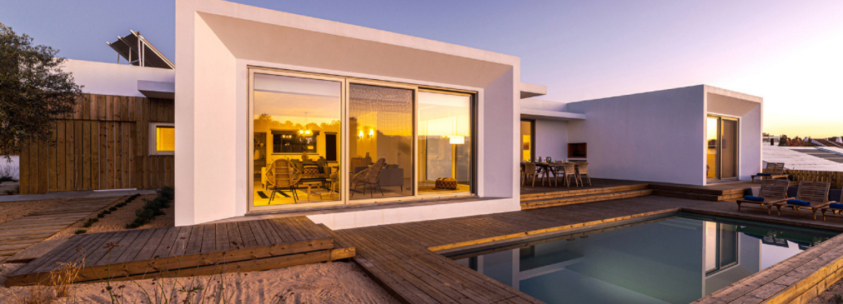 Casas modernas con piscina