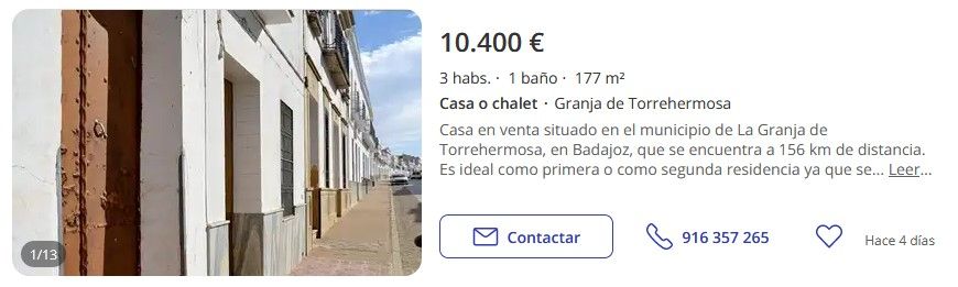 casa barata en Badajoz