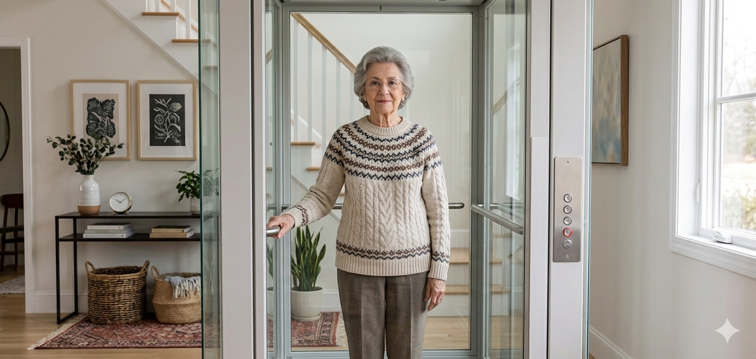 ¿Qué tipos de ascensores para casas de dos plantas existen y cuánto cuestan?