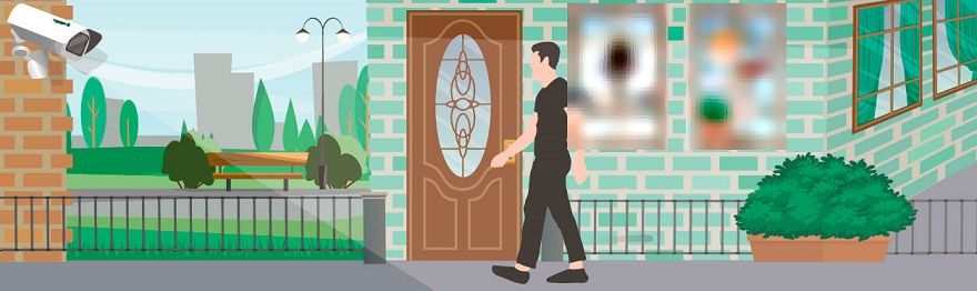 sistema de videovigilancia en el edificio