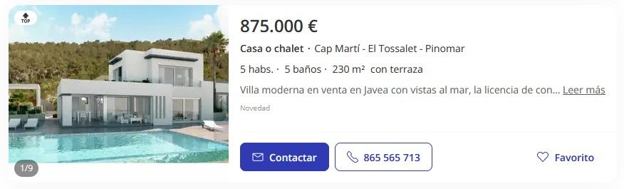 vivienda de lujo en Alicante