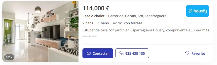 Casas con terreno en venta baratas cerca de Barcelona
