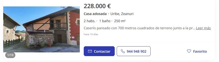 Casas con terreno en Bizkaia