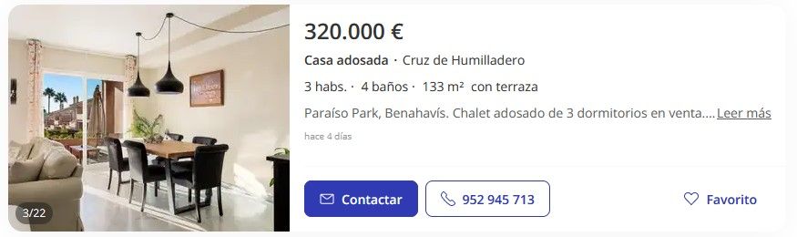 Terrenos con casa baratos en Málaga