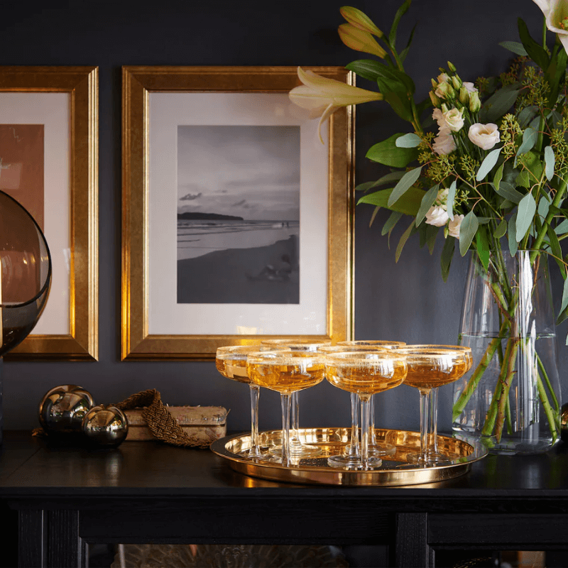 copas y bebidad navidad