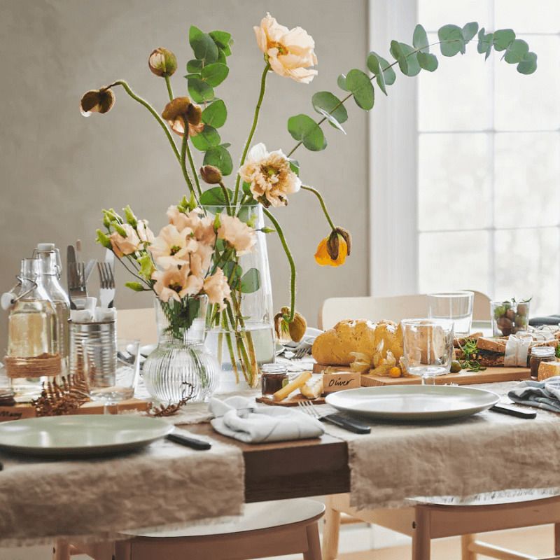 mesa decoracion natural navidad