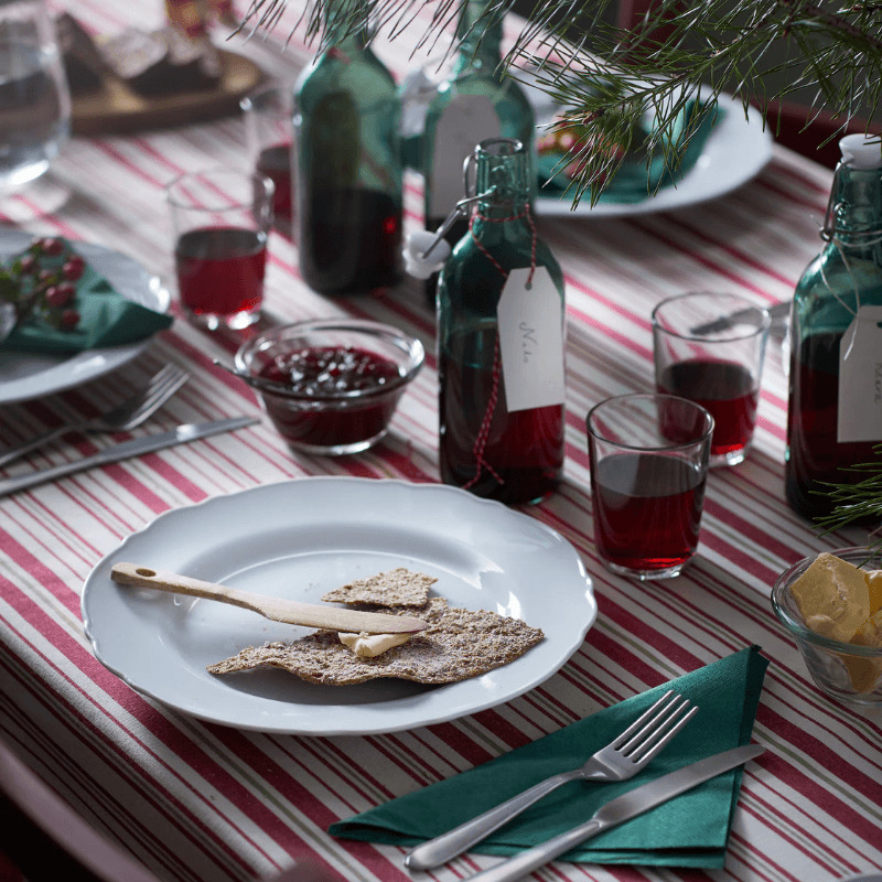 mesa tipica decoracion navidad