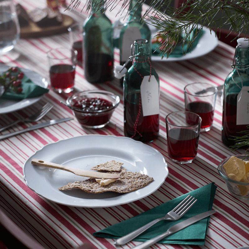 mesa tipica decoracion navidad