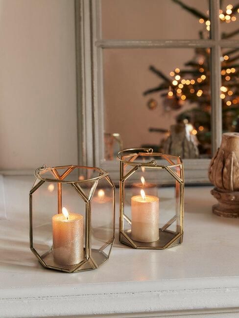 decoración con velas