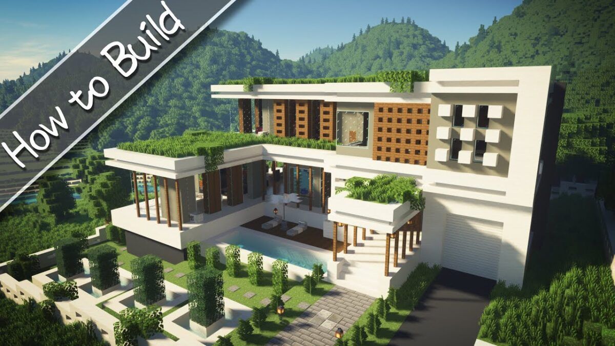 Casa moderna y mansiones increibles para survival en minecraft 