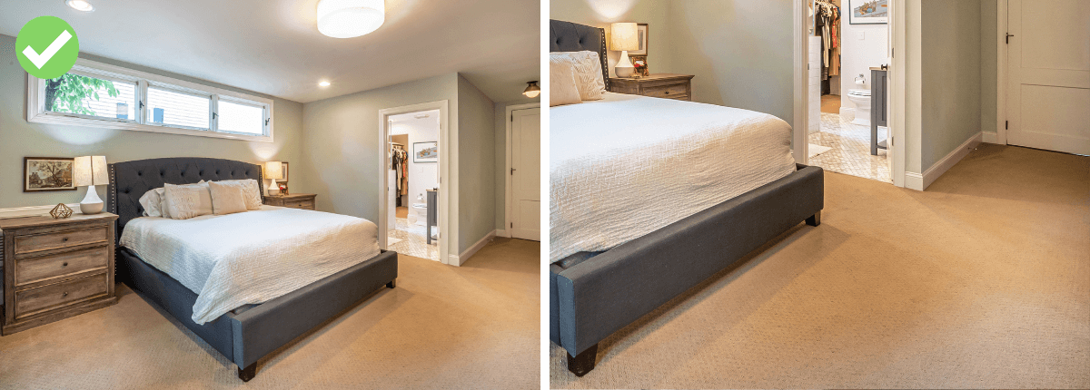 encuadra bien las fotos