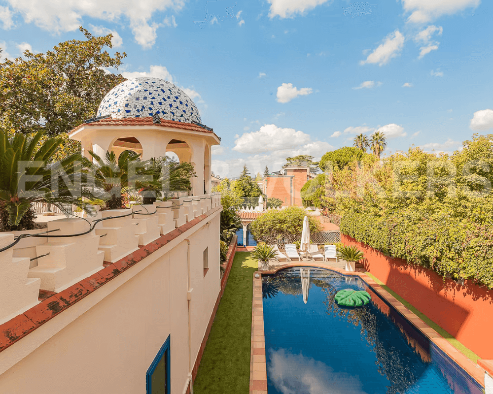 Casa sant cugat vistas piscina