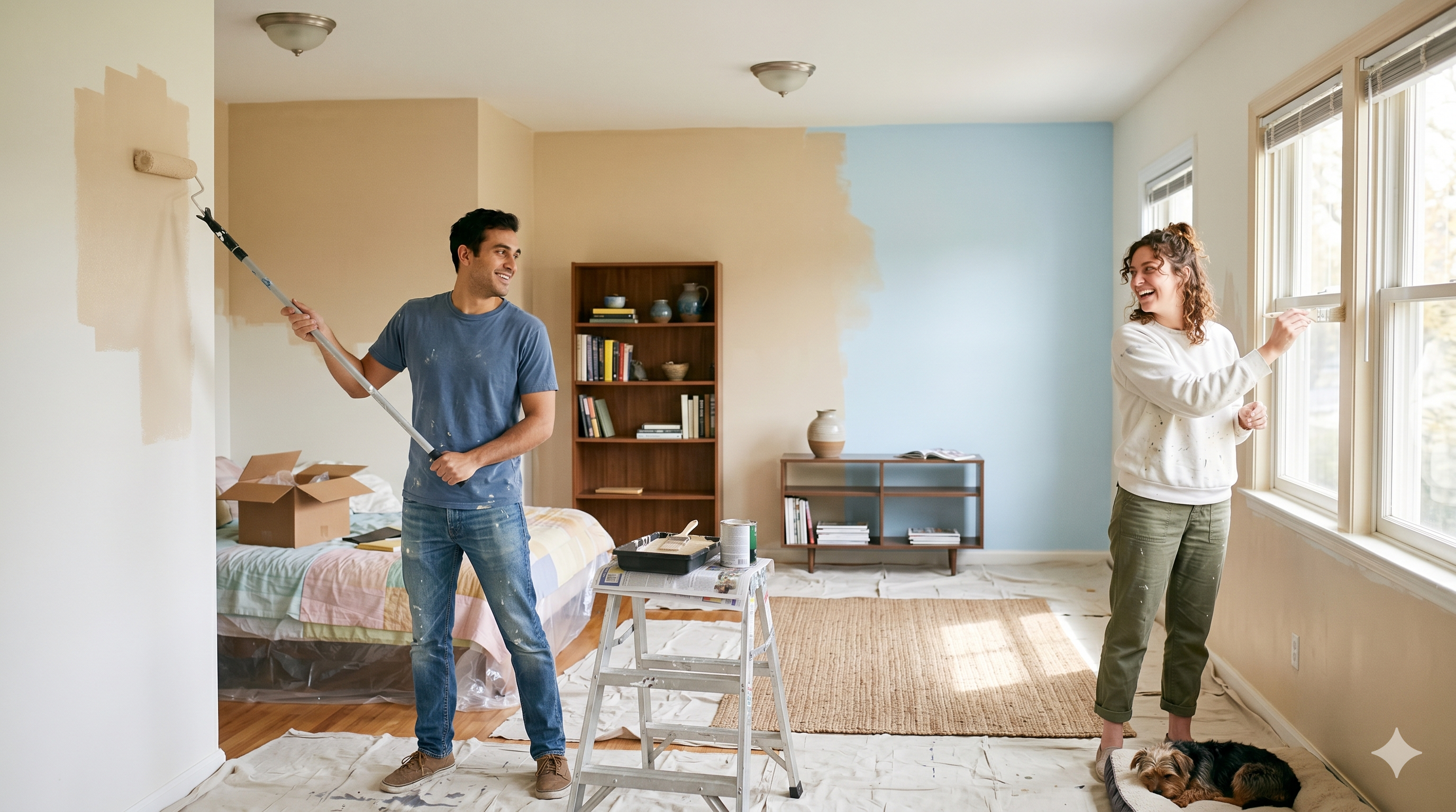 pintar tu casa en un fin de semana