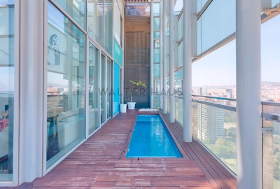 atico con piscina privada