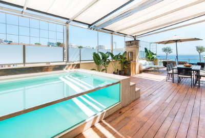 atico con piscina privada