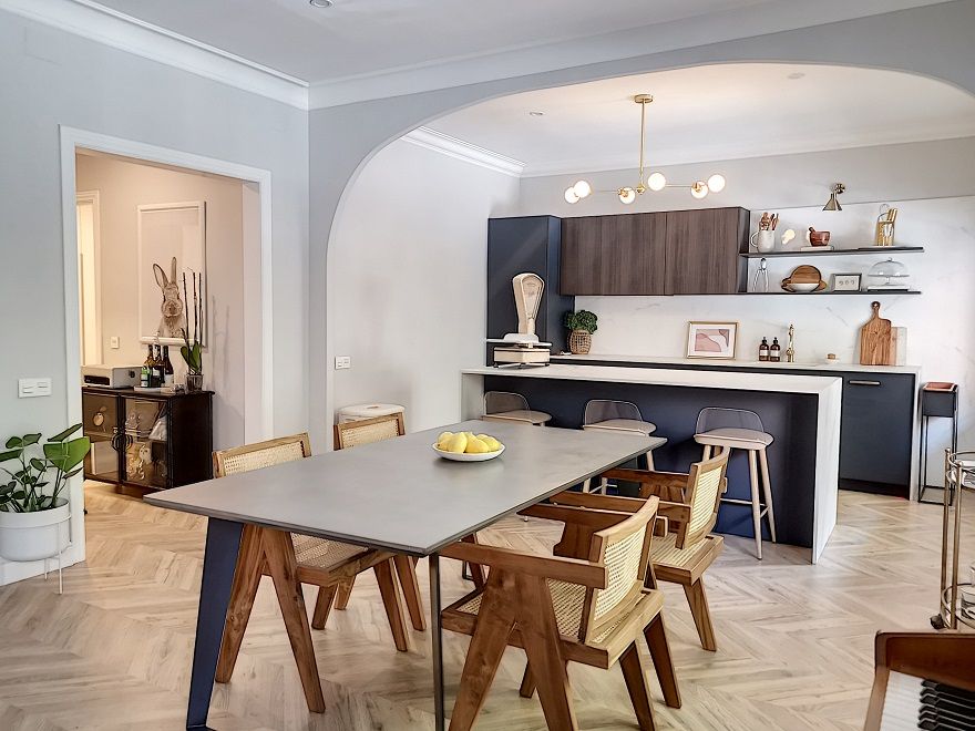 nueva ubicación para la cocina
