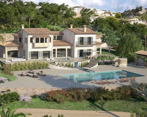 piscinas de mansiones
