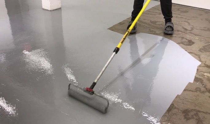 instalación suelo epoxi