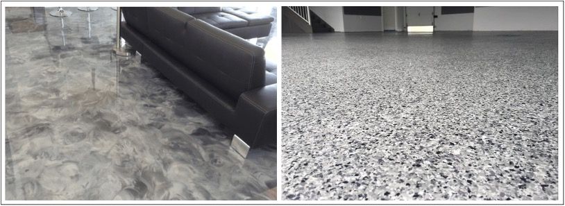 suelo epoxi decorado