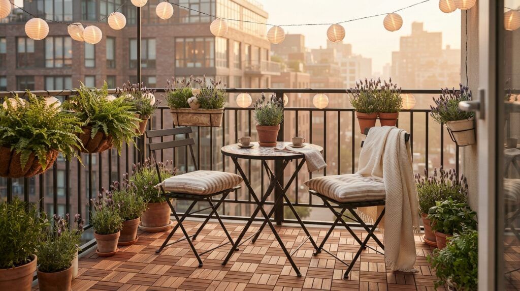 balcon house staging {IA}