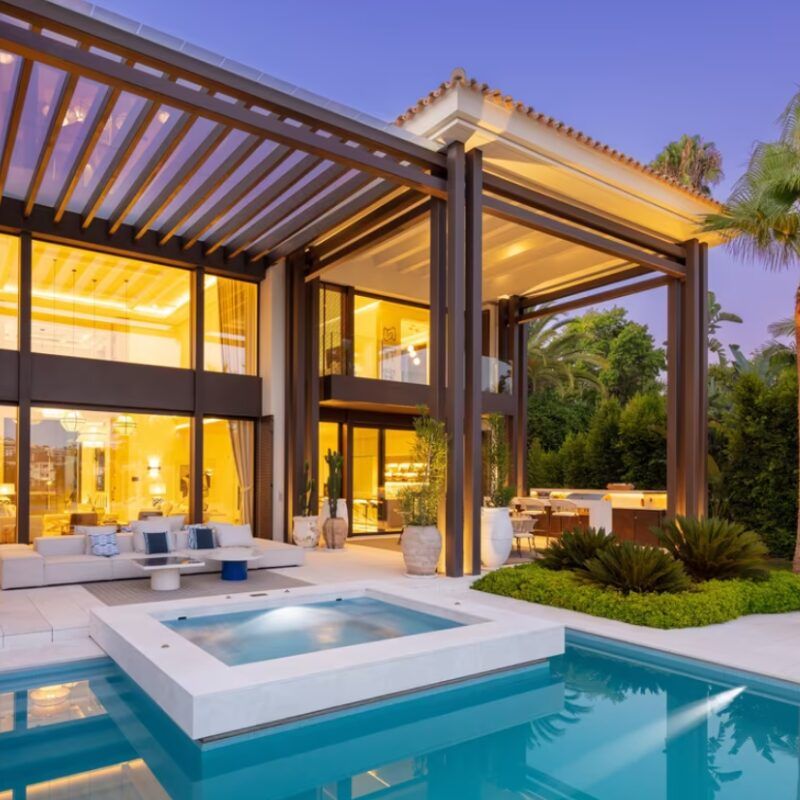 zona exterior mansion marbella
