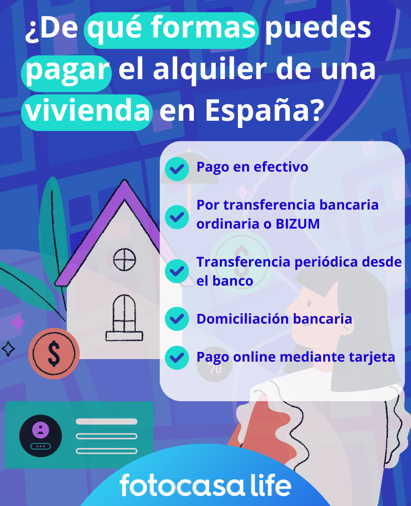 Cómo se puede pagar el alquiler de una casa