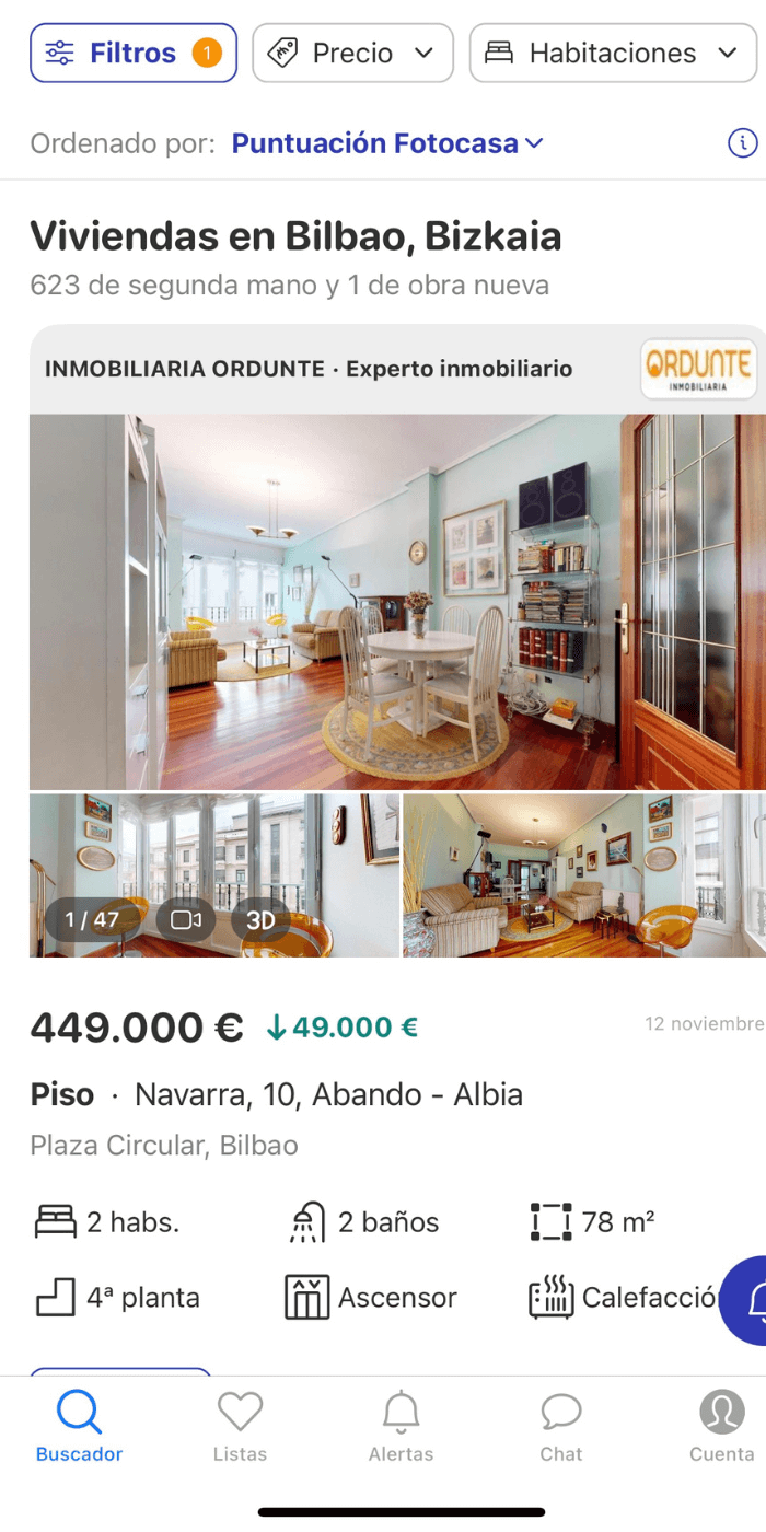 pisos con el precio rebajado en fotocasa