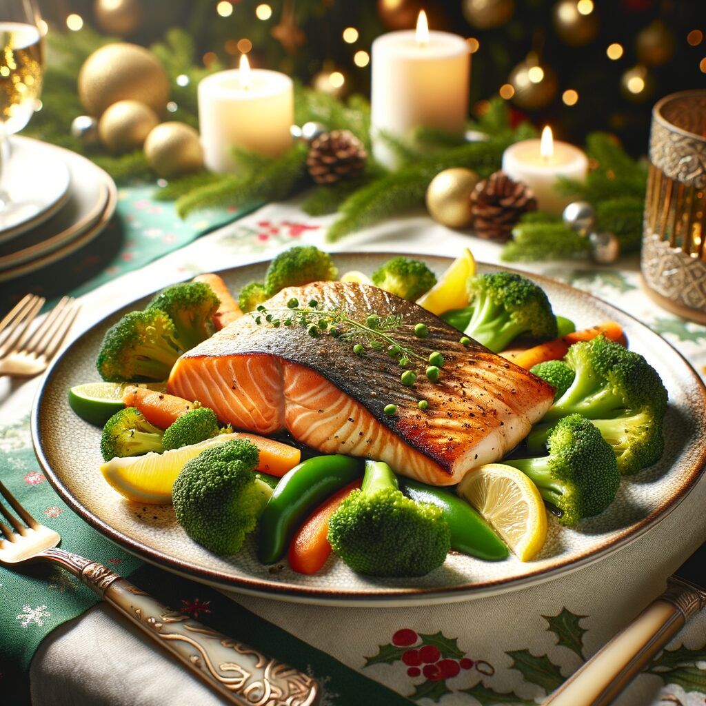 plato de navidad