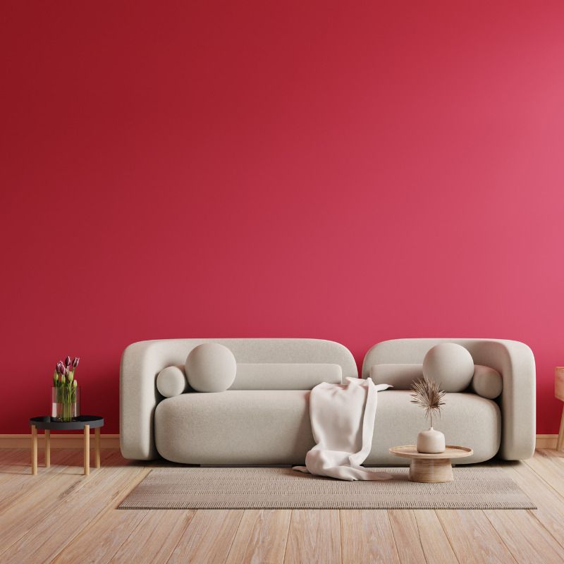 viva magenta decoración