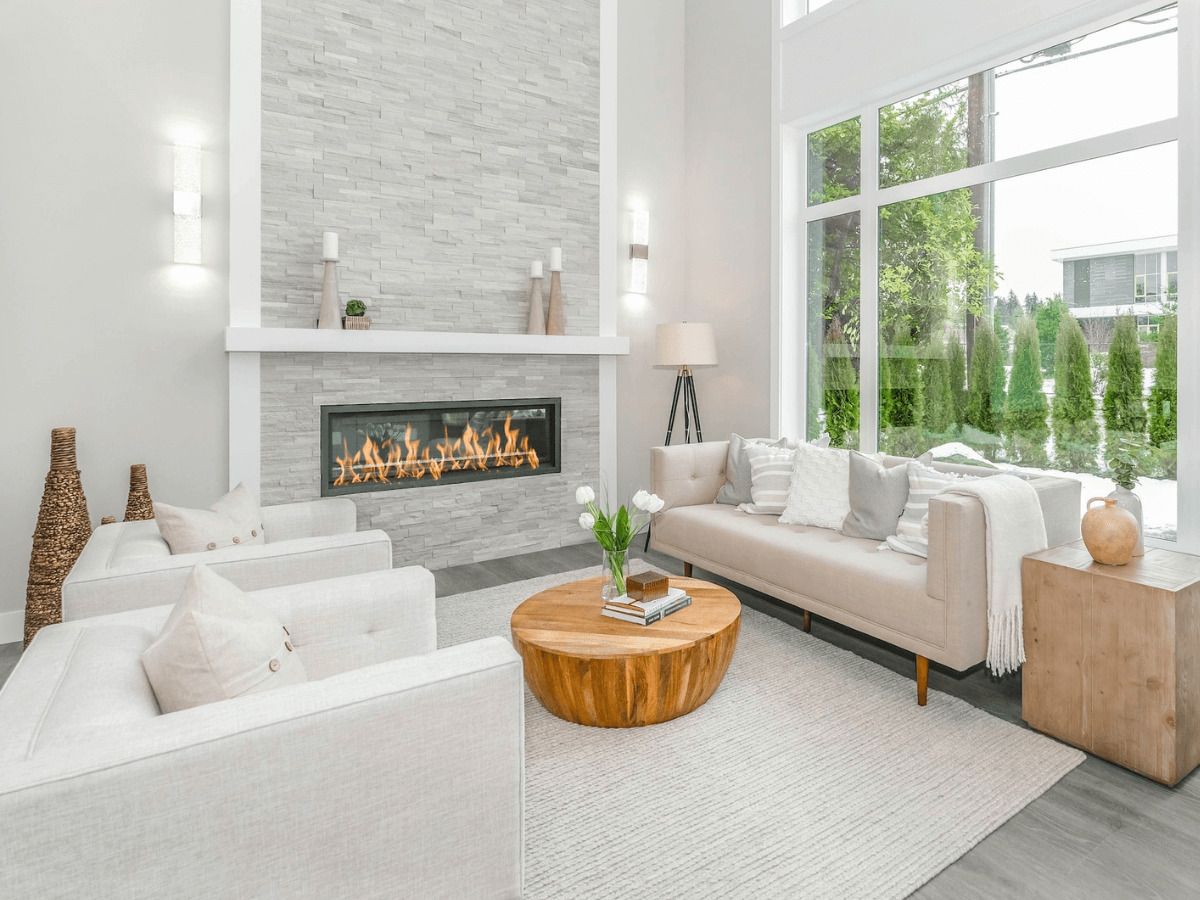 Cómo incluir una chimenea en un piso